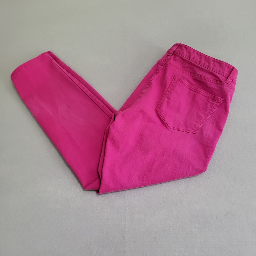 Vineyard Vines Neon Hot Pink Jeans Stretch Pants Women's 12